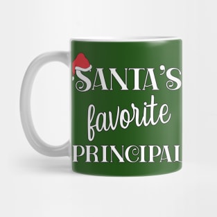 Santa's Favorite Principal Appreciation Gifts Mug